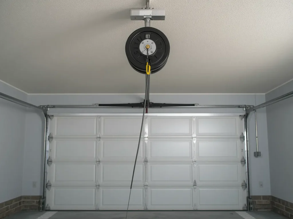 how to repair garage door cable
