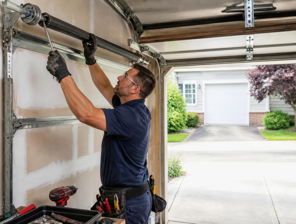 new spring installation cost garage door