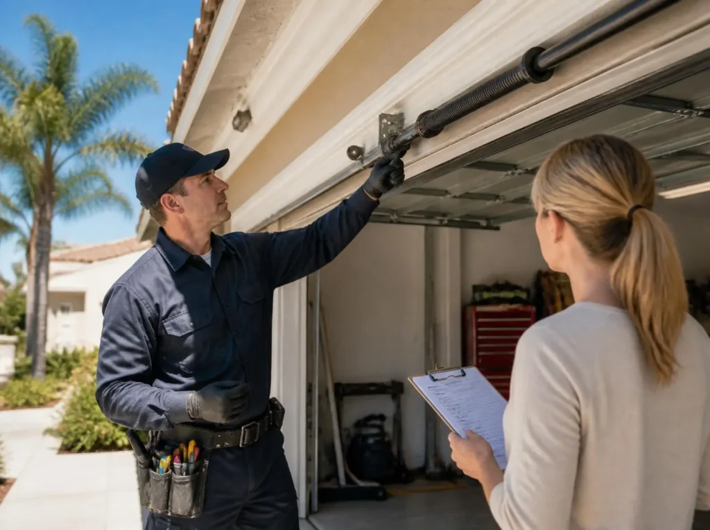 garage door spring repair cost San diago, ca