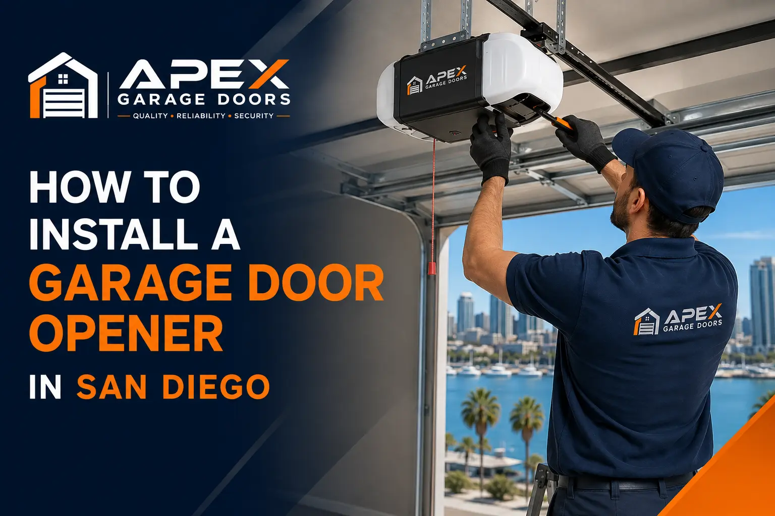 How to Install a Garage Door Opener in San Diego, CA